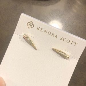 Kendra Scott gold colored studs
